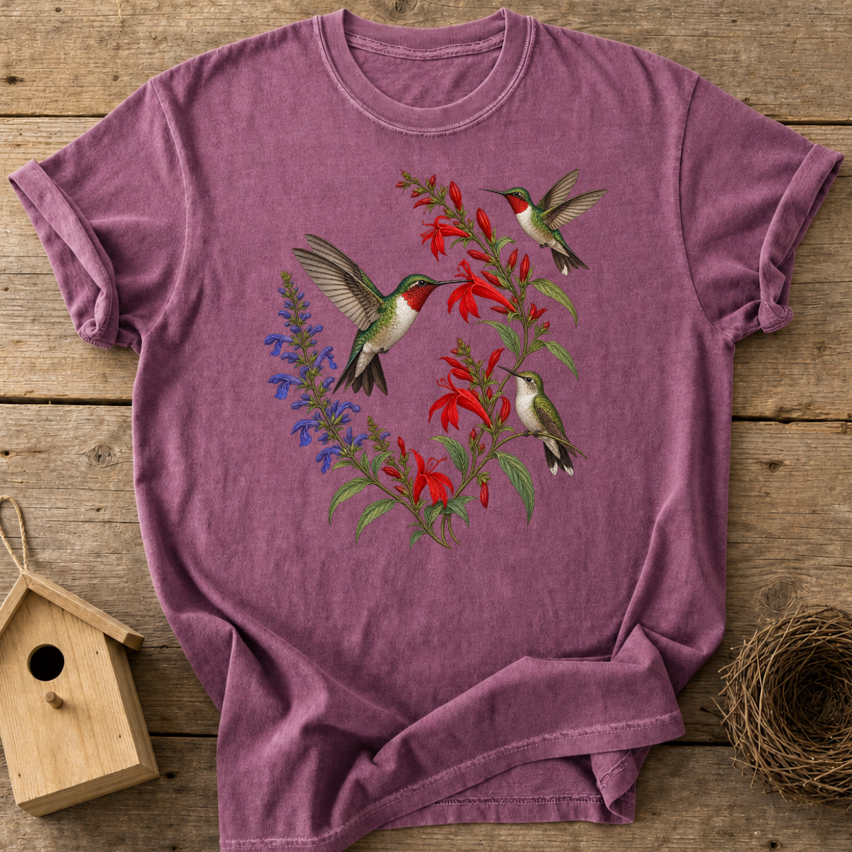 Hummingbird Wildflowers T-Shirt