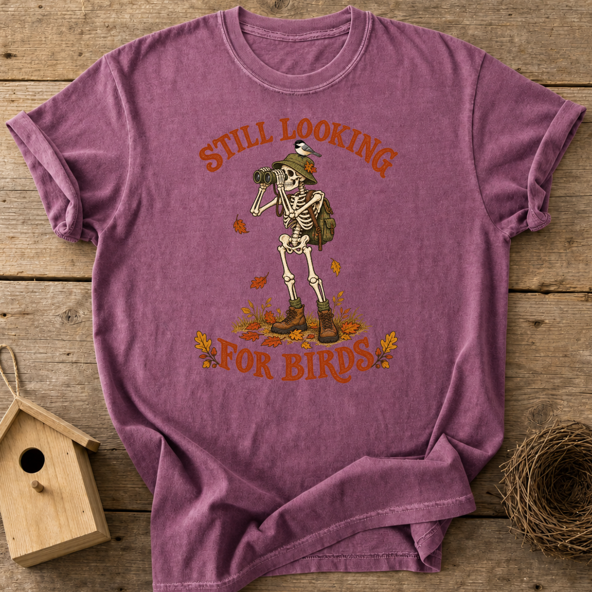 Skeleton Birder T-Shirt