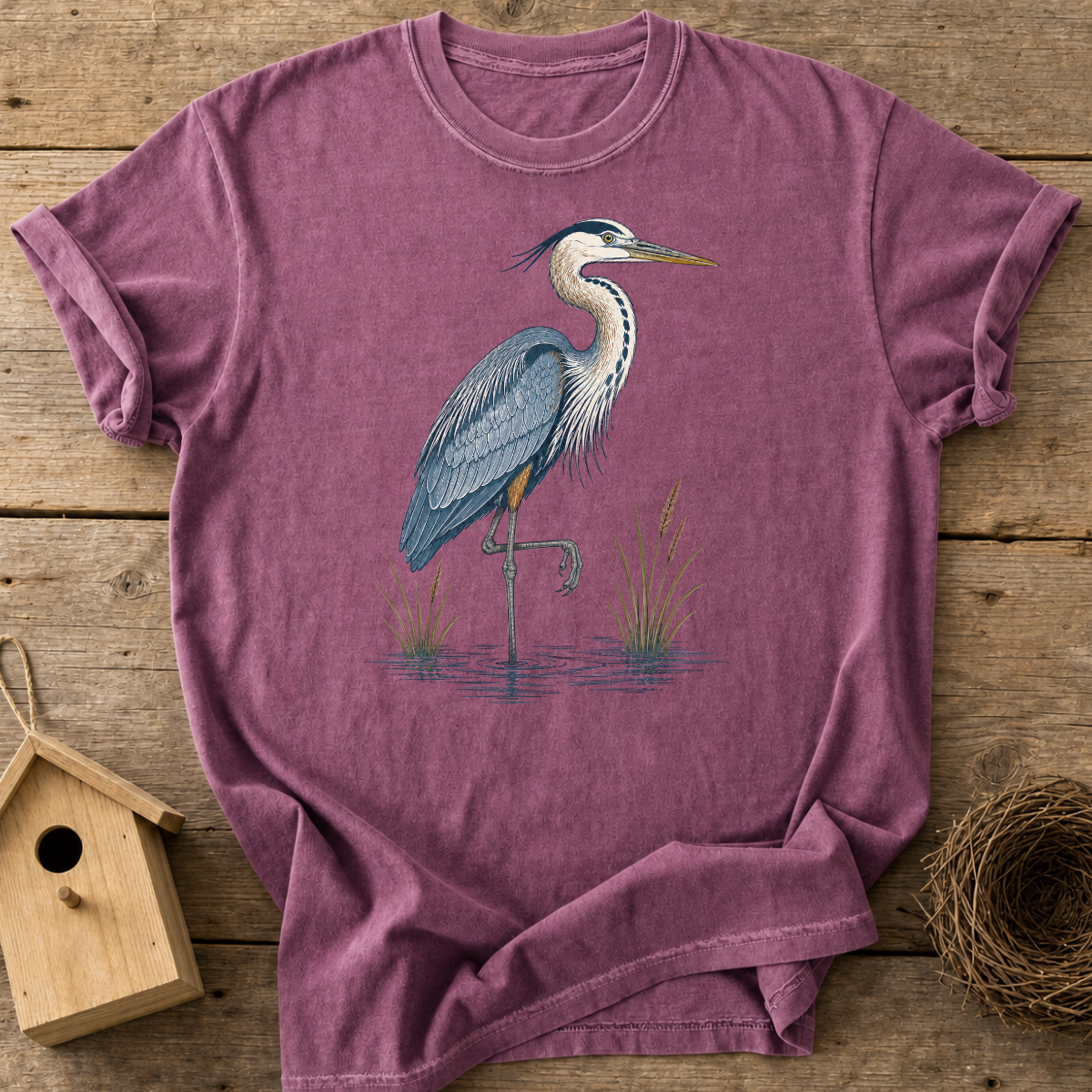 Blue Heron Marsh T-Shirt