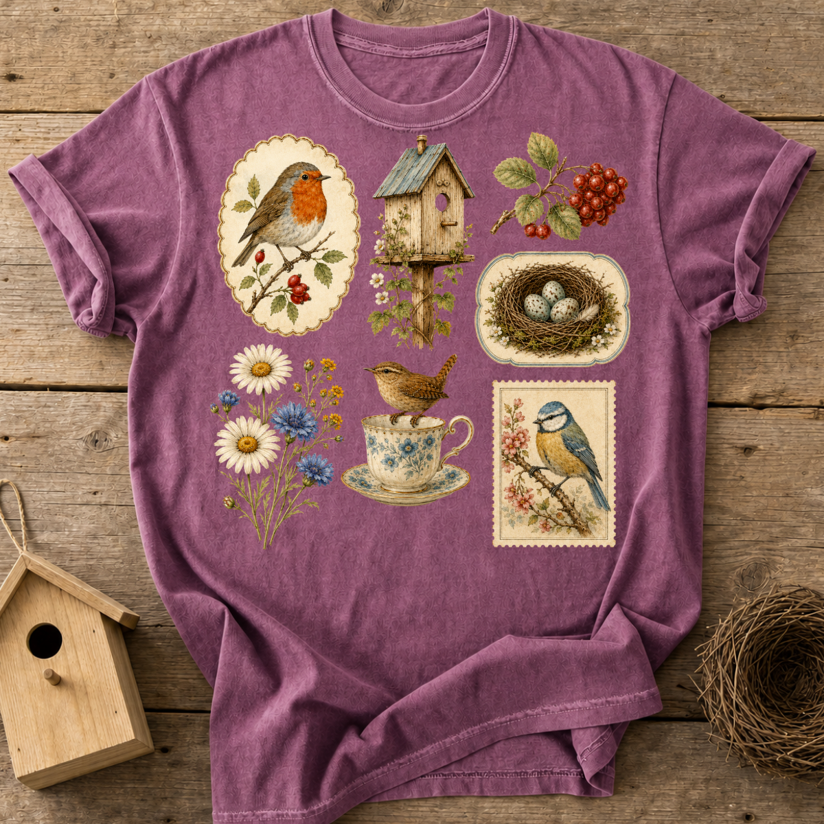 Bird Ephemera T-Shirt