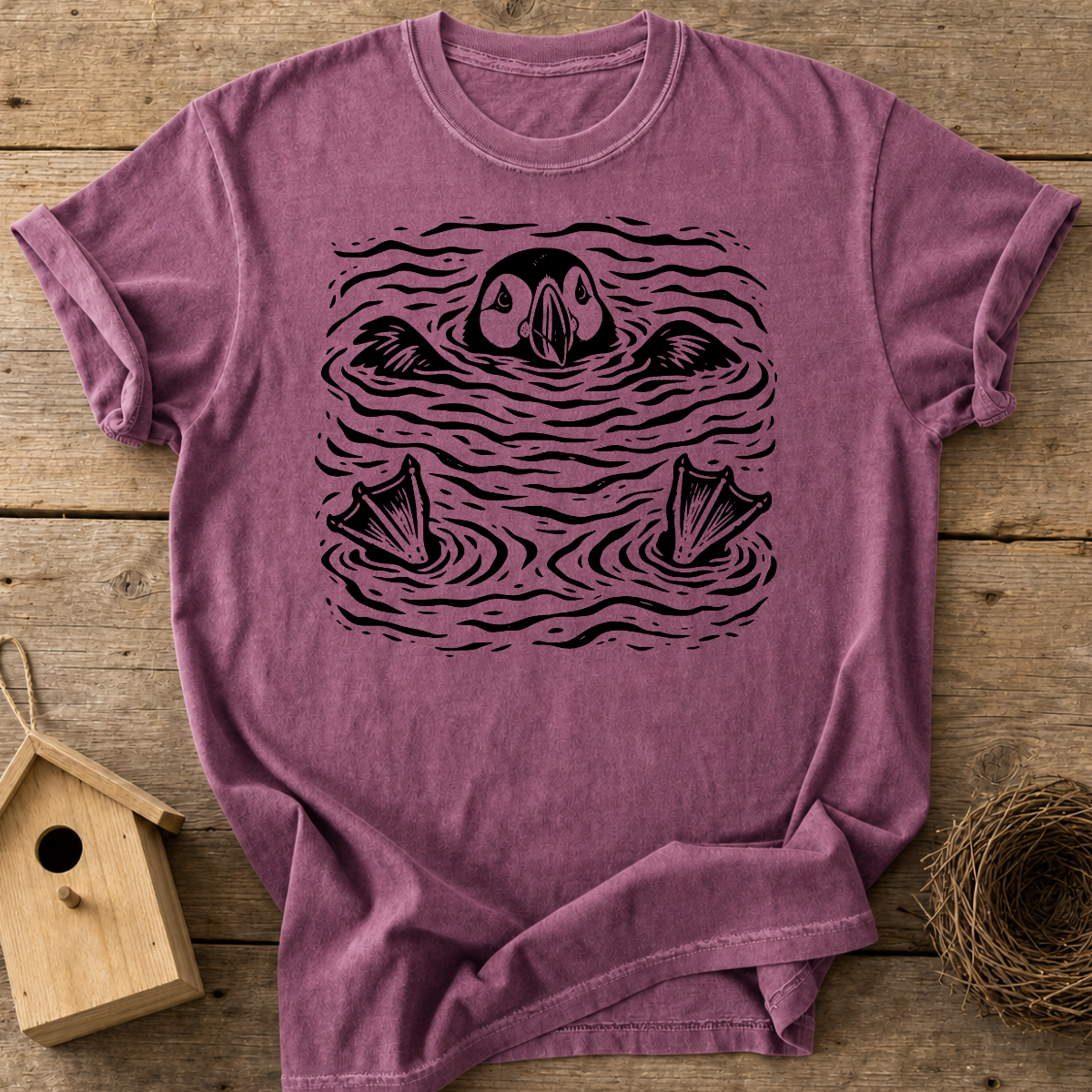 Floating Puffin T-Shirt