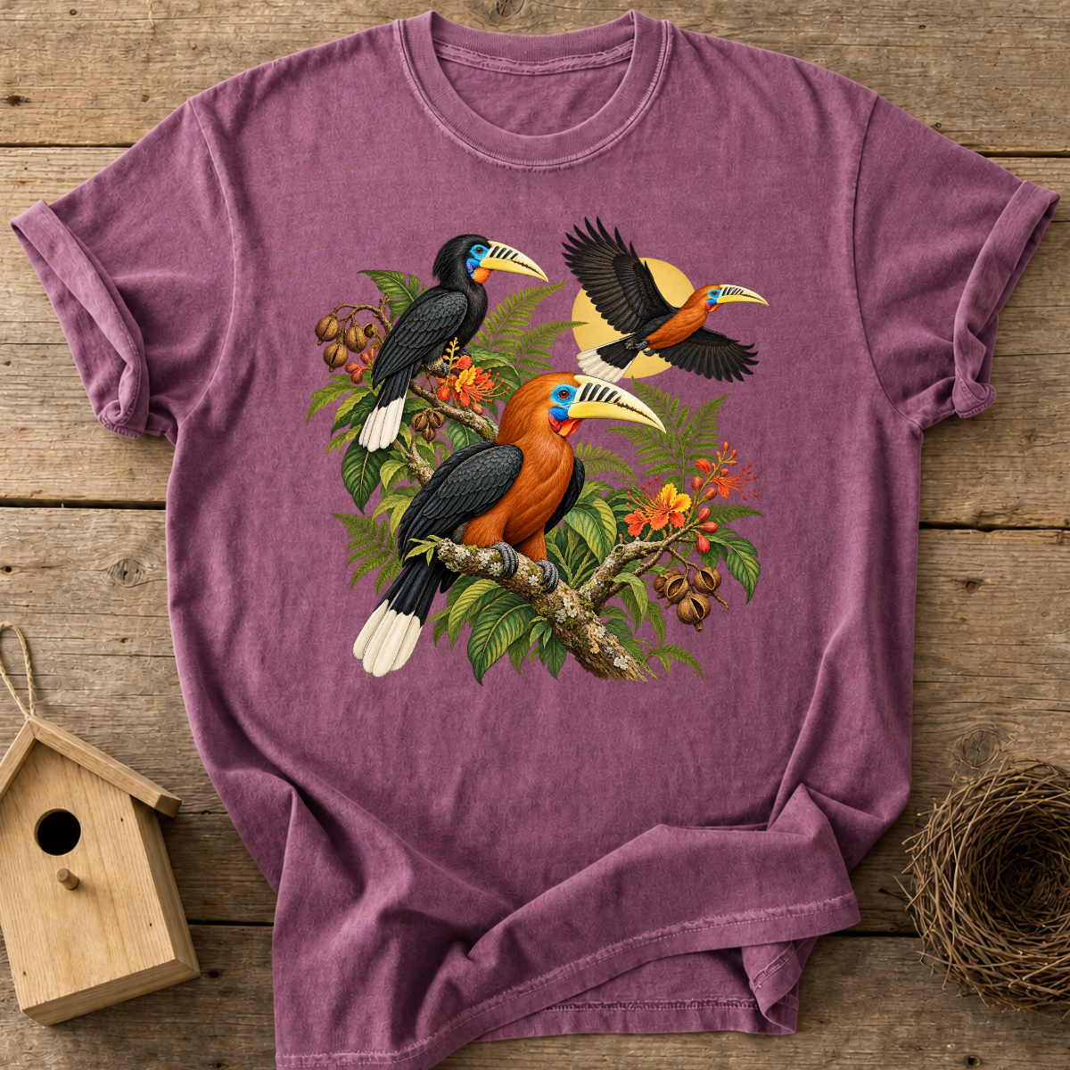 Rufous-Necked Hornbill T-Shirt