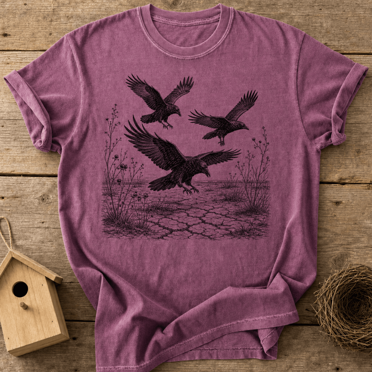 Fall Raven Woodland T-Shirt