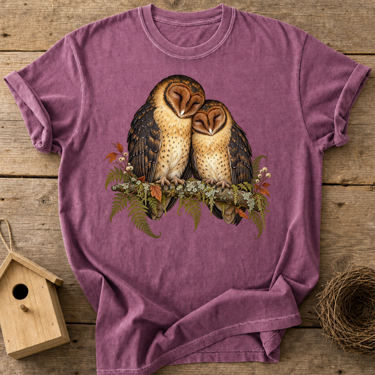 Cozy Barn Owls T-Shirt