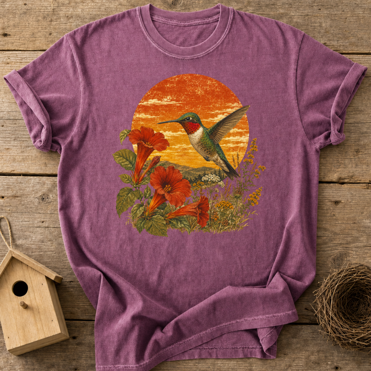 Hummingbird Sunset T-Shirt