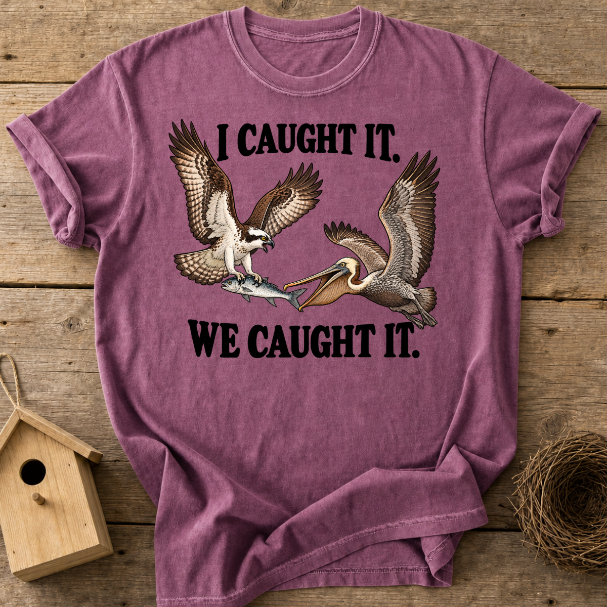 Fish Thief Pelican T-Shirt