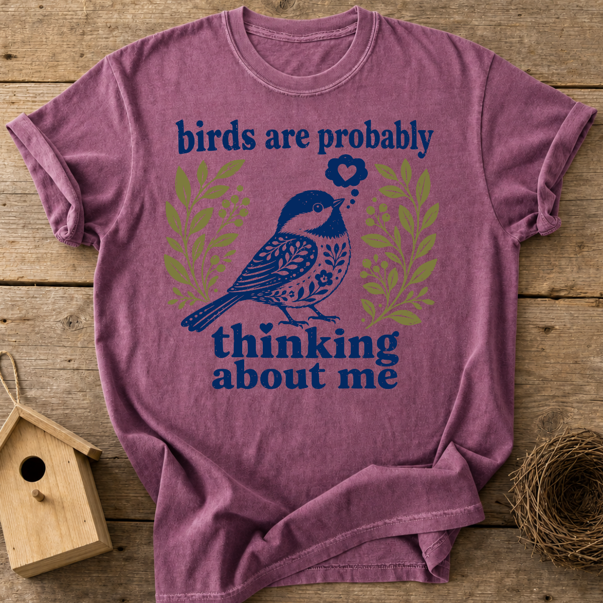 Birds Thinking About Me T-Shirt