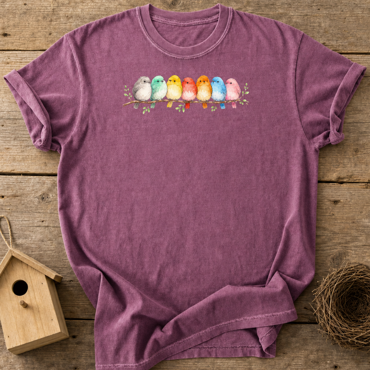Birds On A Branch T-Shirt
