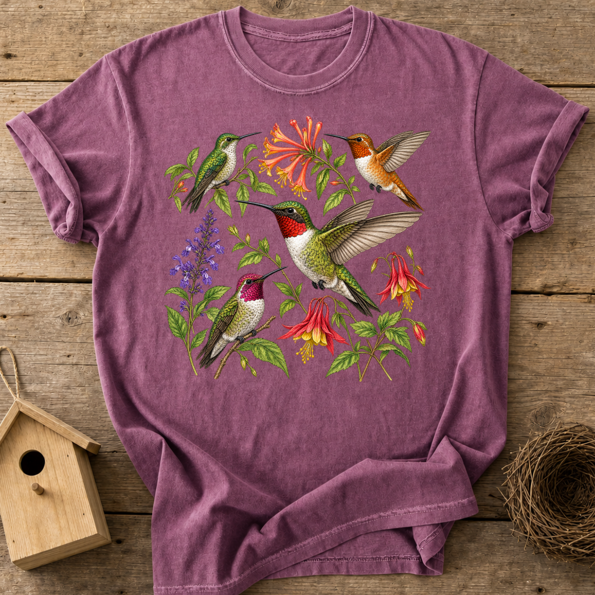 Wildflower Hummingbirds T-Shirt