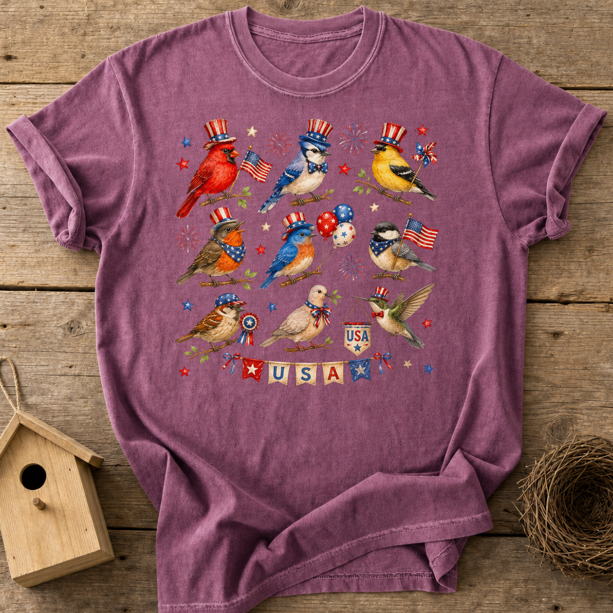 Patriotic Birds T-Shirt