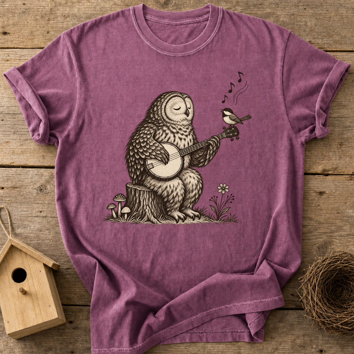 Banjo Owl T-Shirt