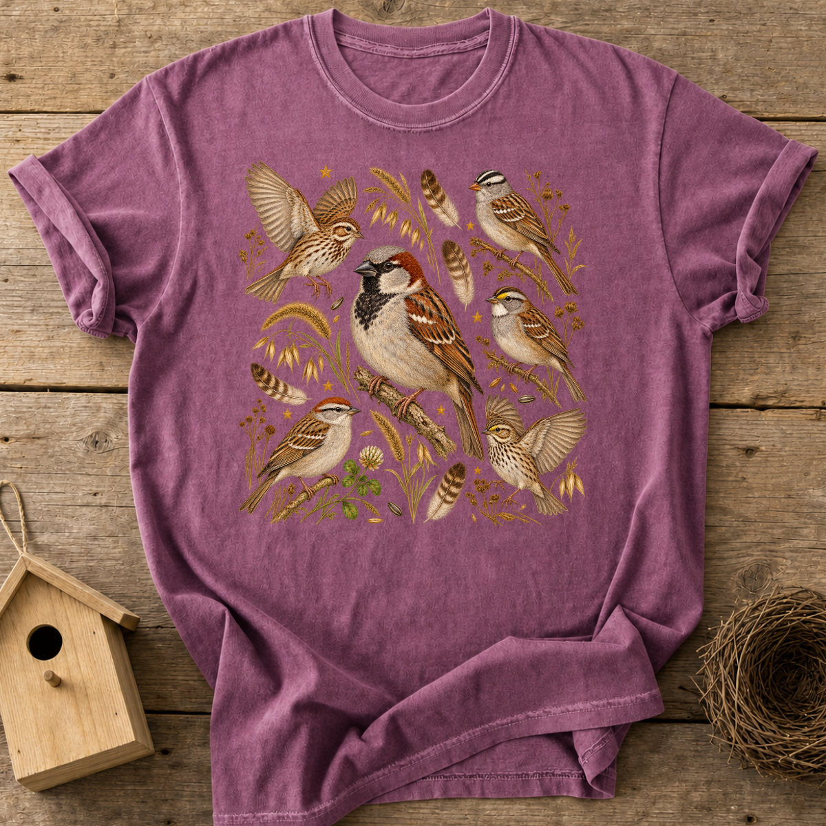 Sparrow Field Guide T-Shirt