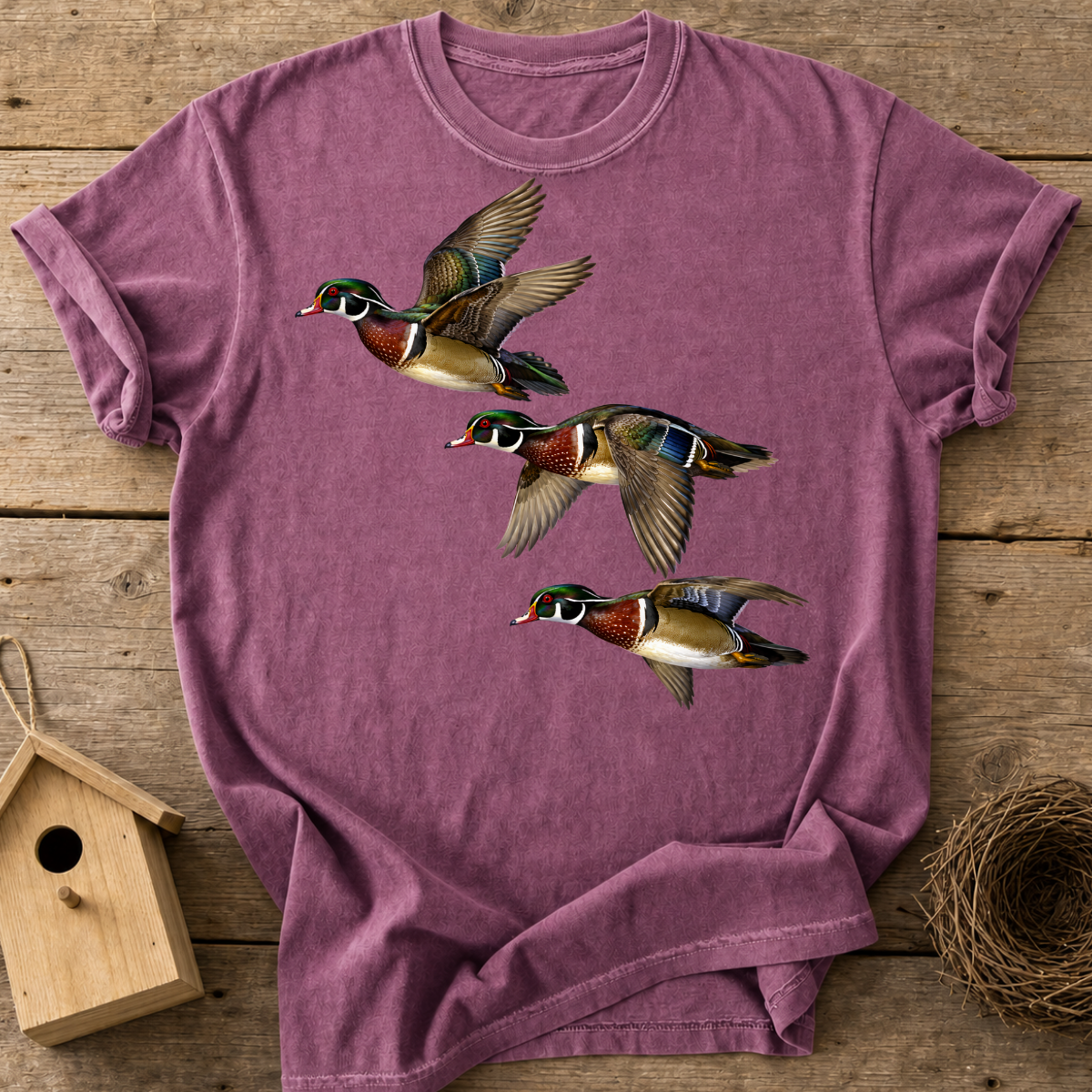 Wood Ducks In Flight T-Shirt