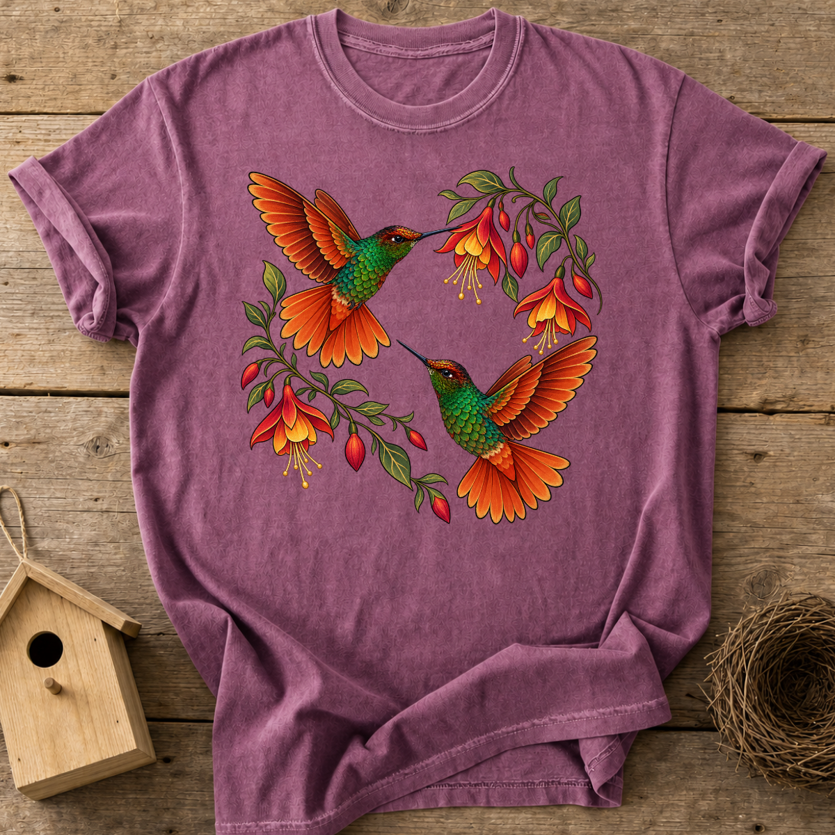 Dancing Rainbow Hummingbird T-Shirt