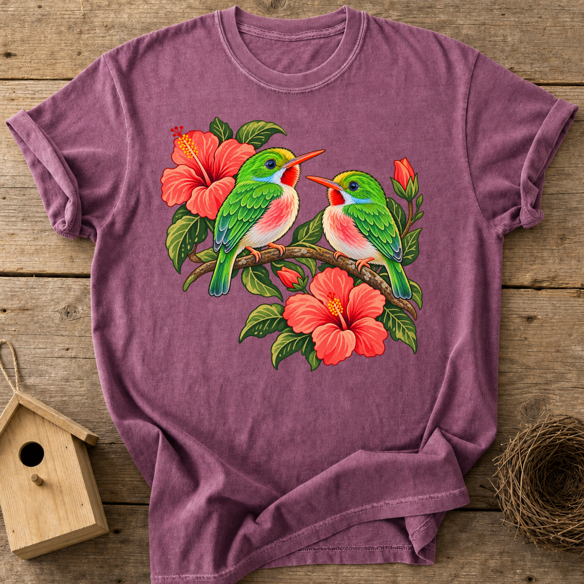 Cuban Tody Couple T-Shirt