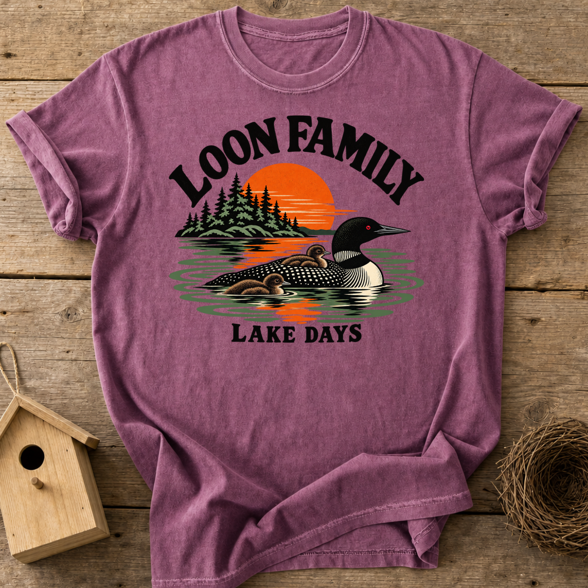 Loon Family Lake Days T-Shirt