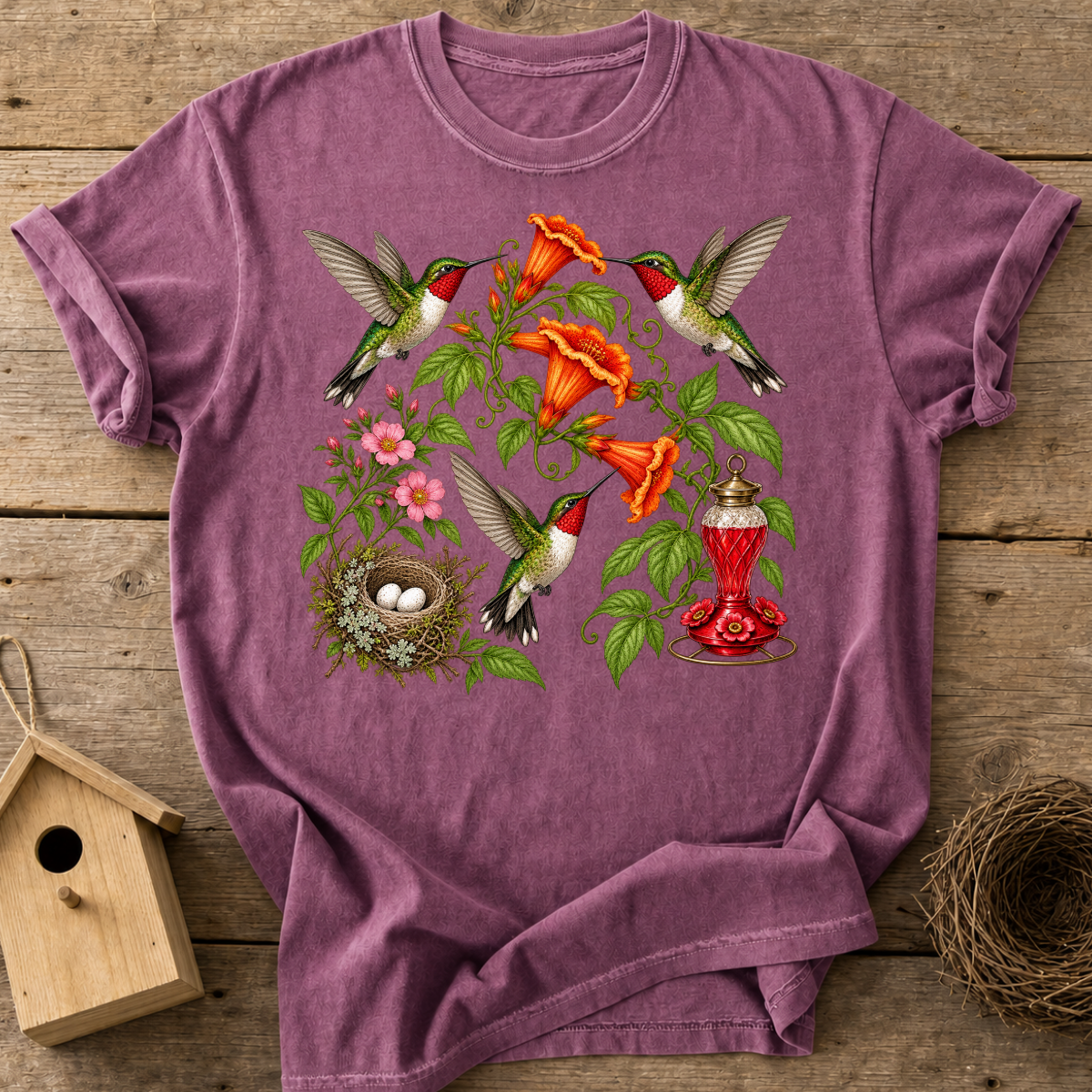 Trumpet Vine Hummingbirds T-Shirt