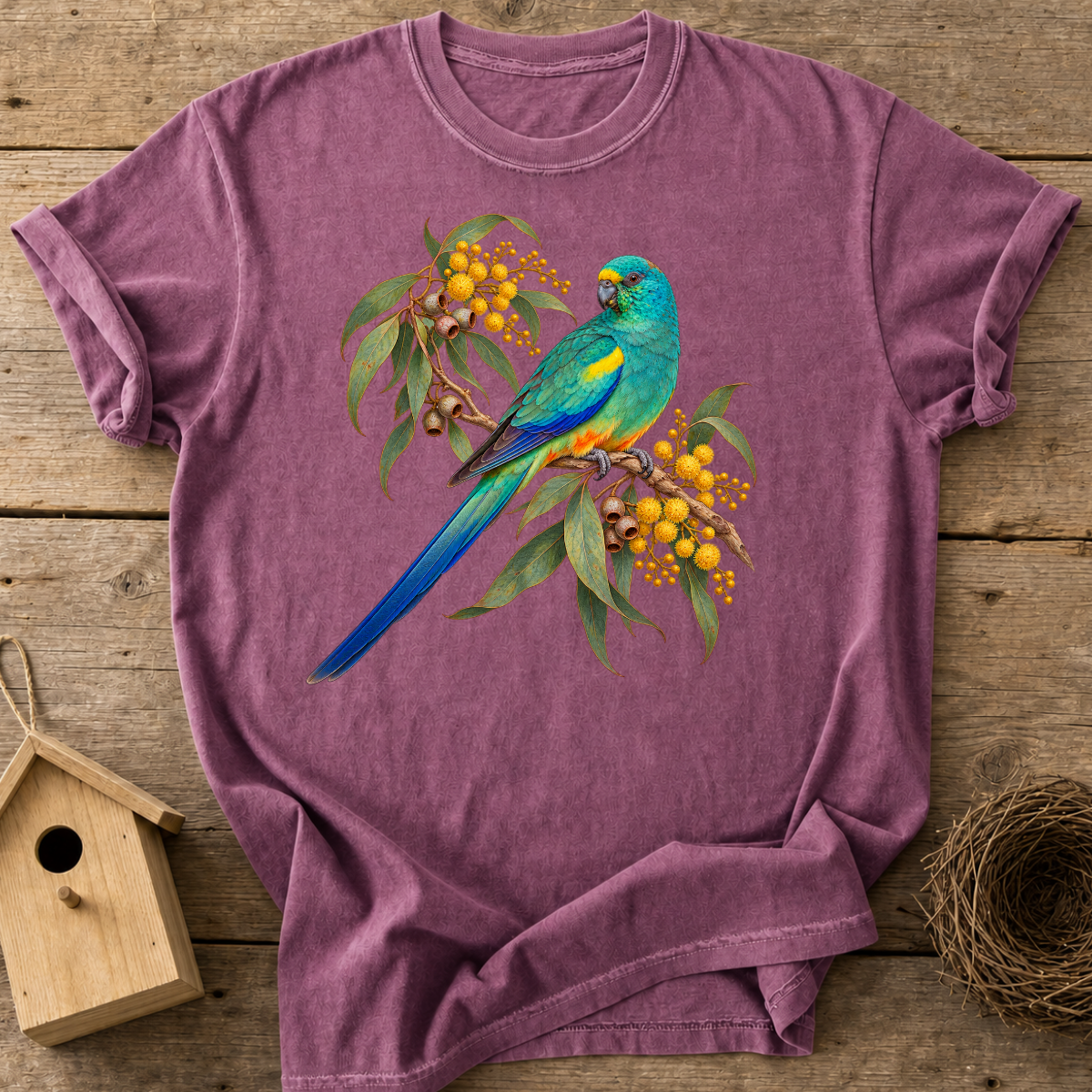 Golden Wattle Parrot T-Shirt
