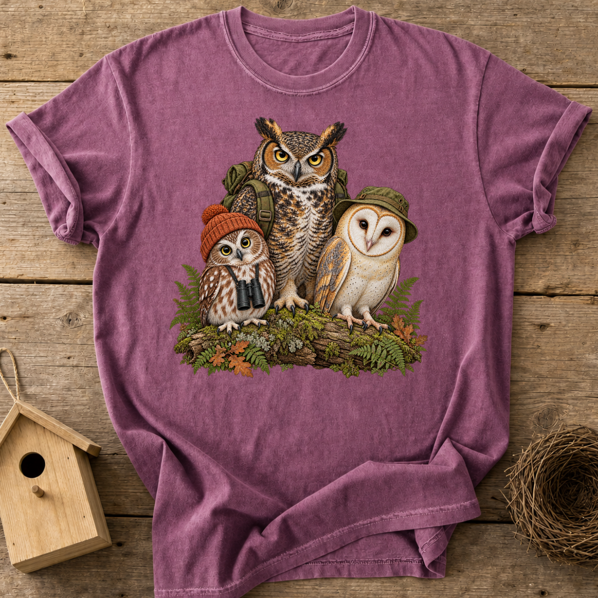 Owl Birdwatchers T-Shirt