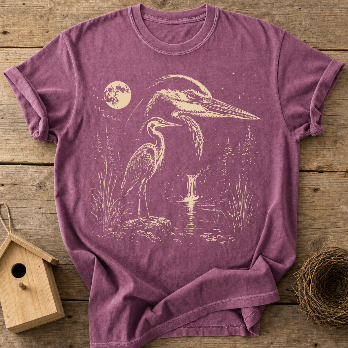 Heron Moon T-Shirt