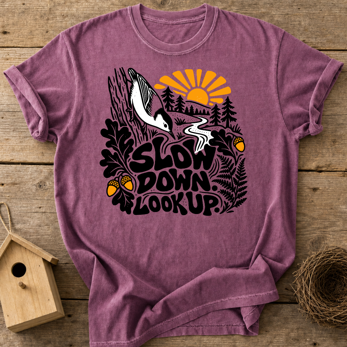 Slow Down Birding T-Shirt