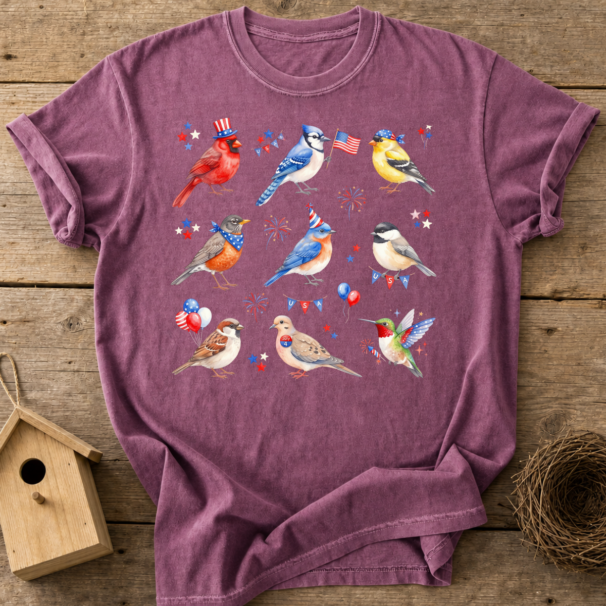 Patriotic Birds T-Shirt