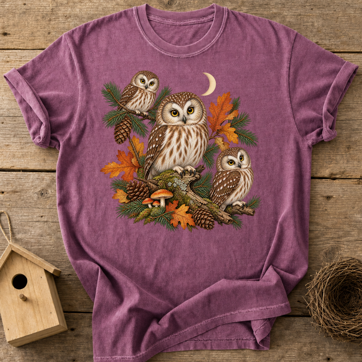 Fall Saw-Whet Owl T-Shirt