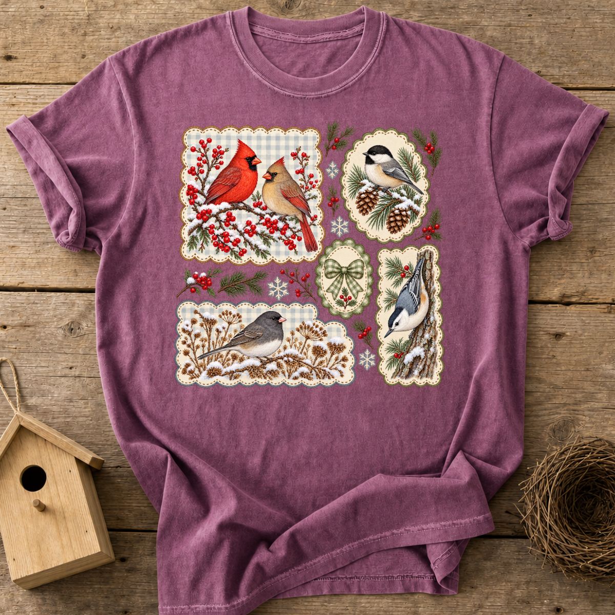 Winter Birds T-Shirt
