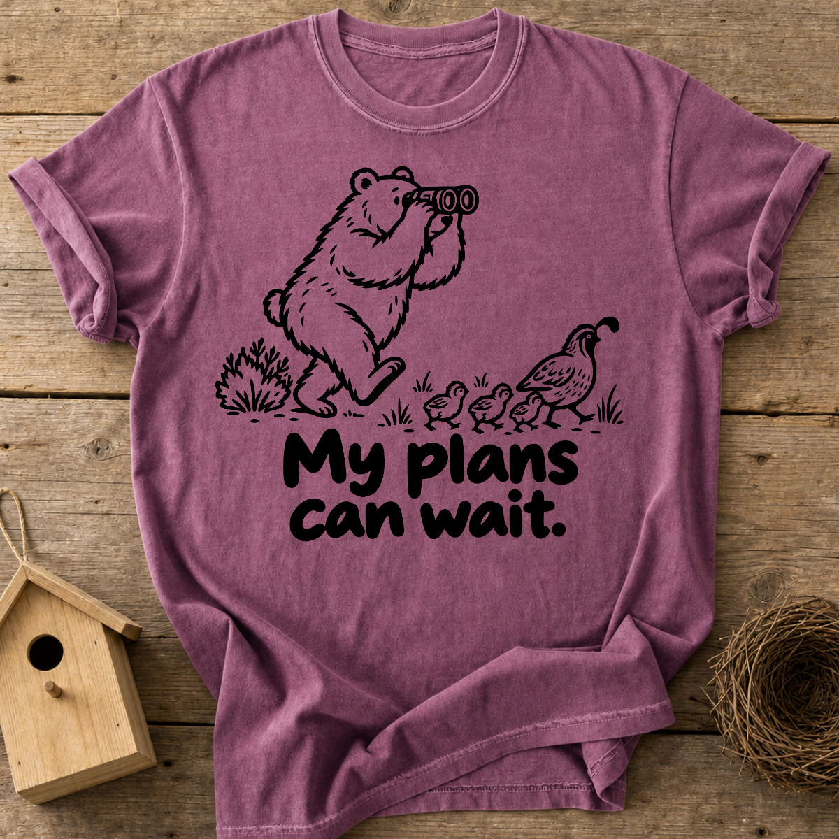 Birding Bear T-Shirt