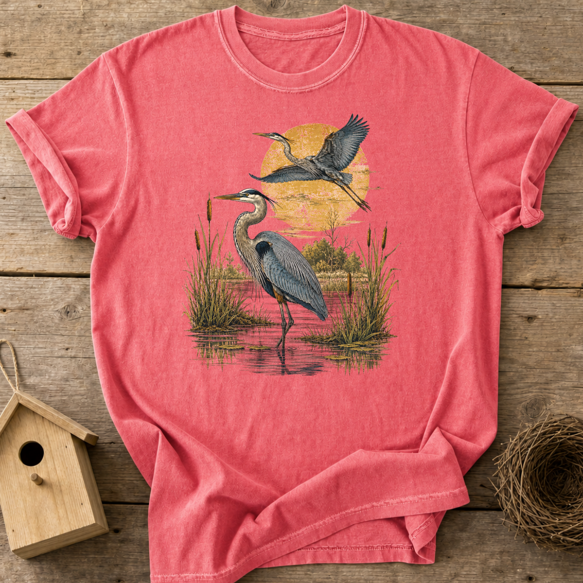 Wetland Heron T-Shirt