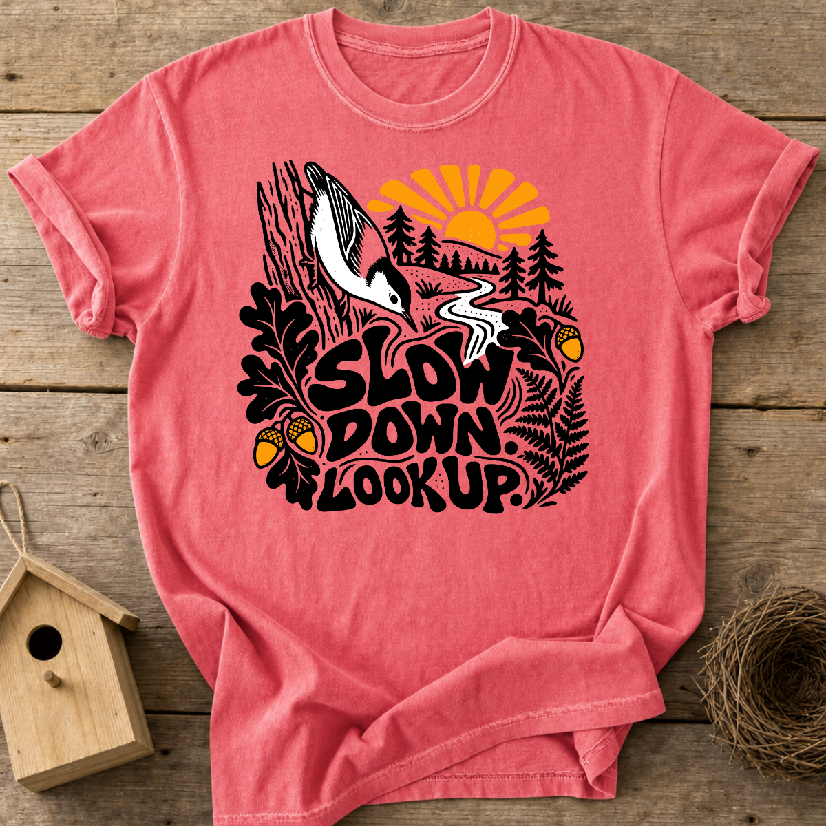 Slow Down Birding T-Shirt