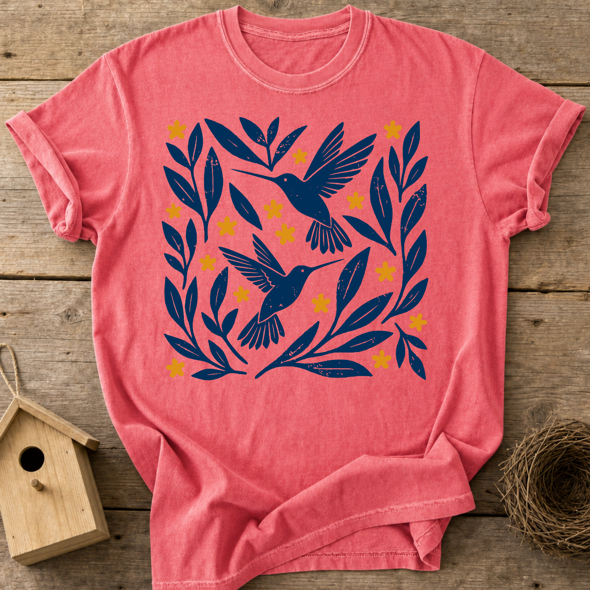 Folk Hummingbirds T-Shirt
