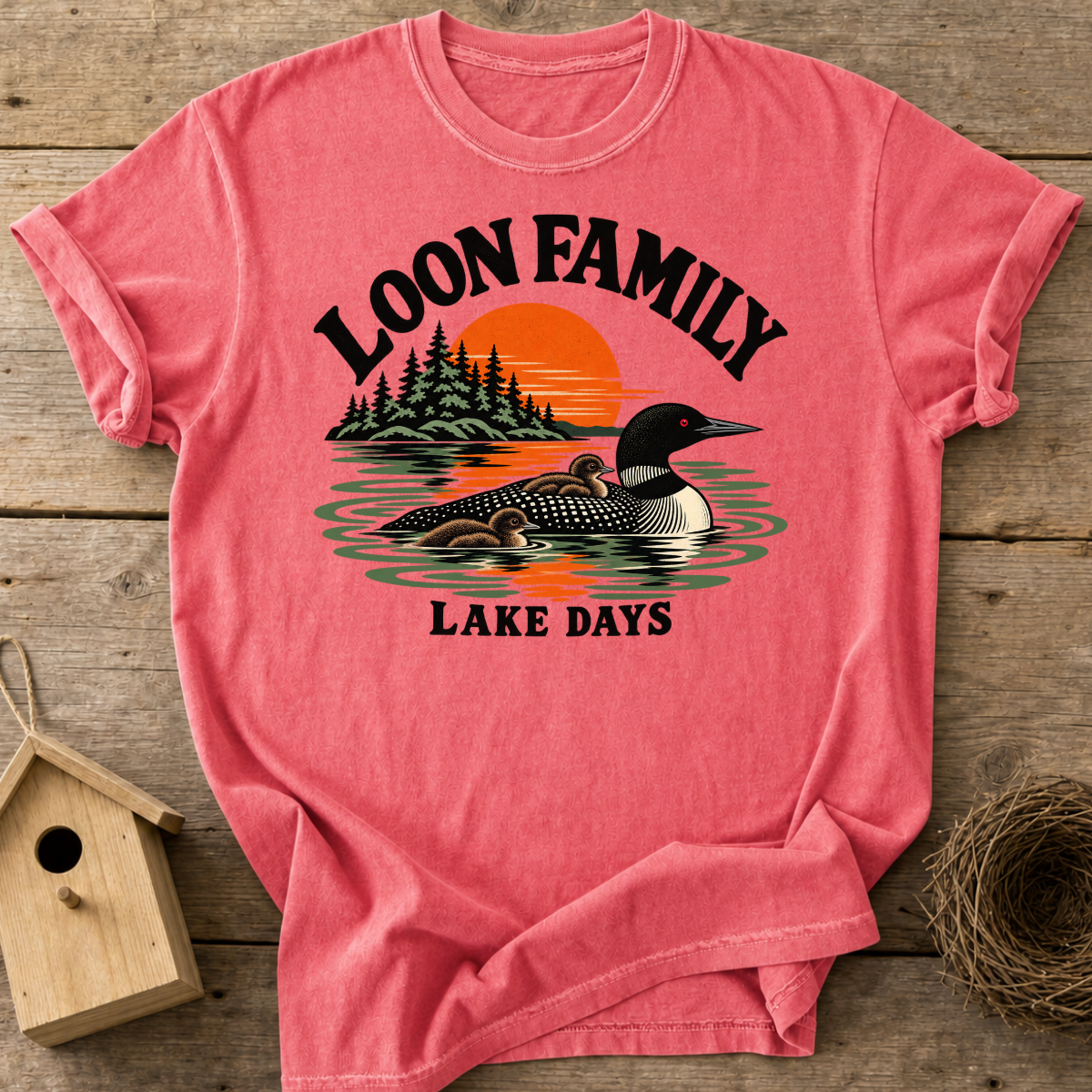 Loon Family Lake Days T-Shirt
