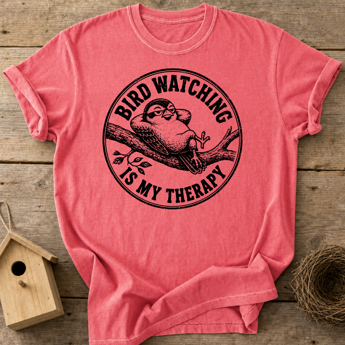 Bird Watching Is My Therapy T-Shirt