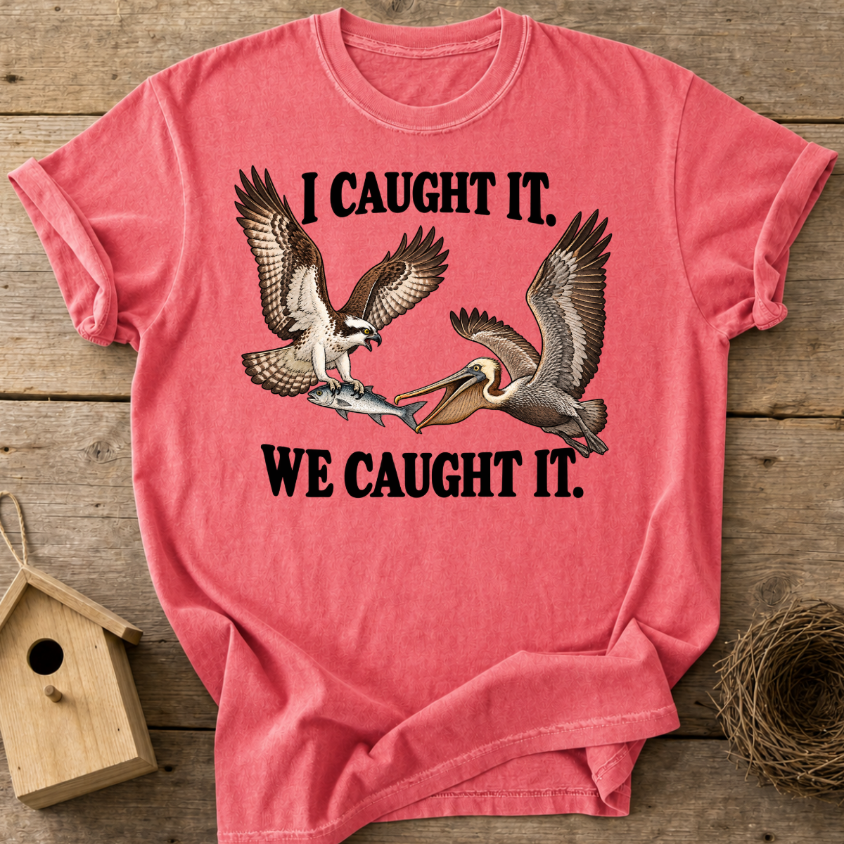 Fish Thief Pelican T-Shirt