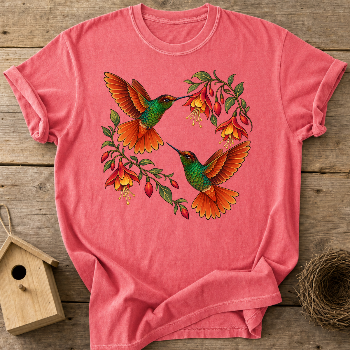Dancing Rainbow Hummingbird T-Shirt