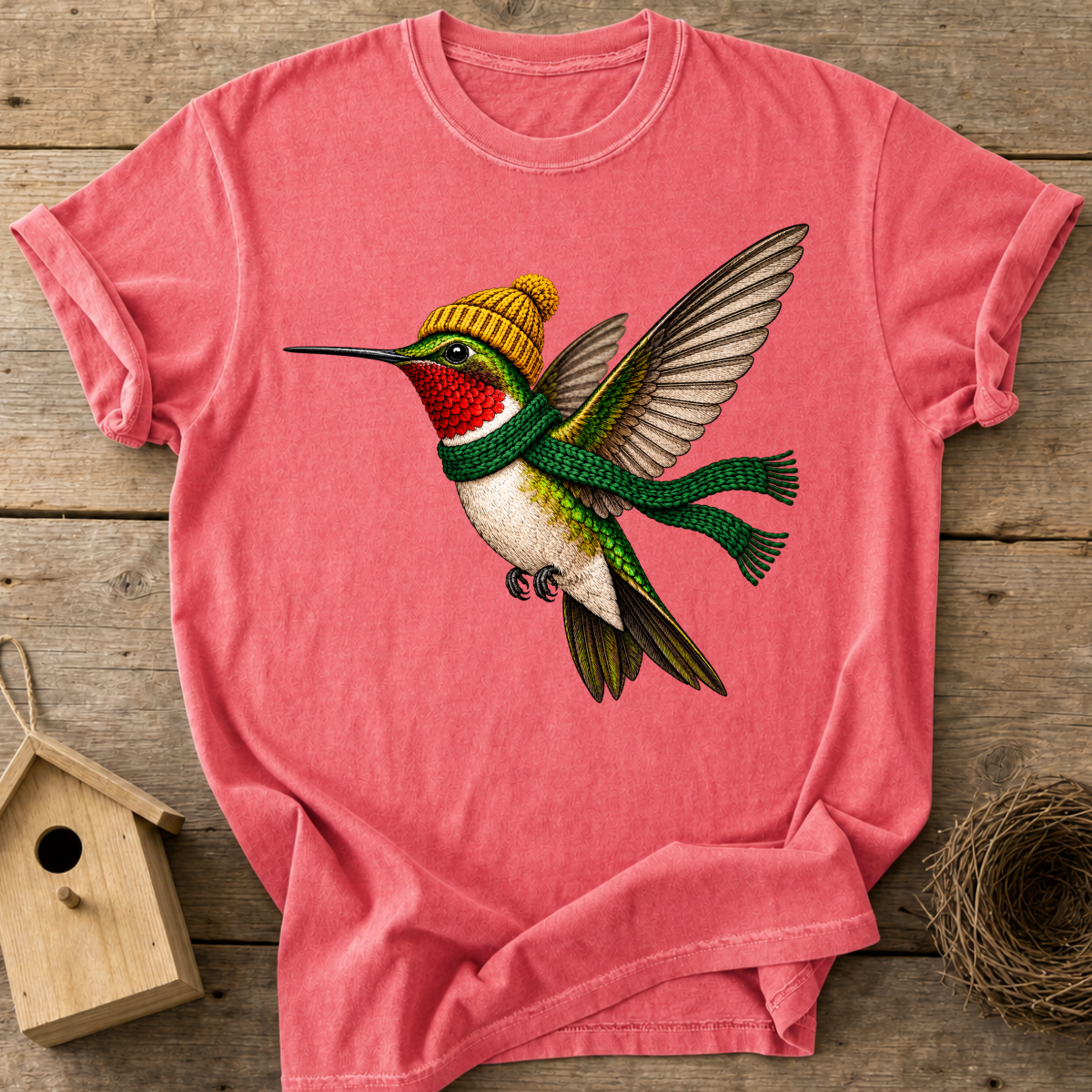 Cozy Hummingbird T-Shirt