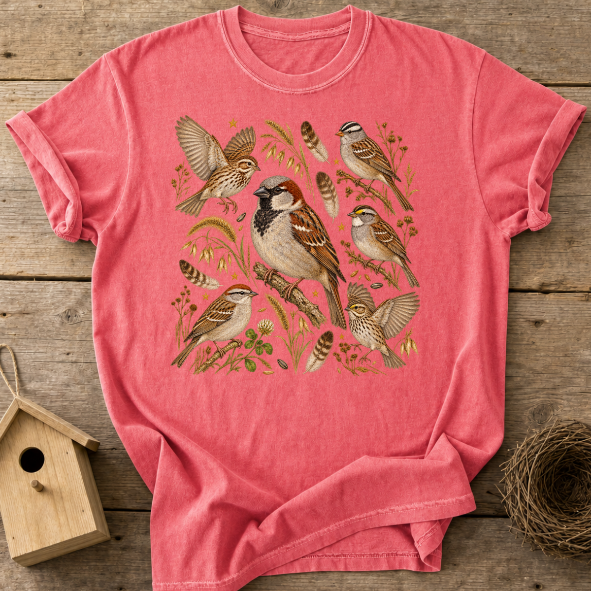 Sparrow Field Guide T-Shirt