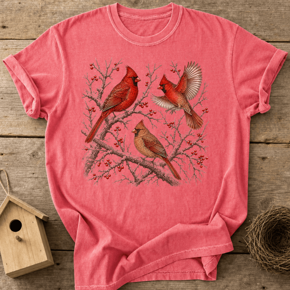 Winter Cardinals T-Shirt