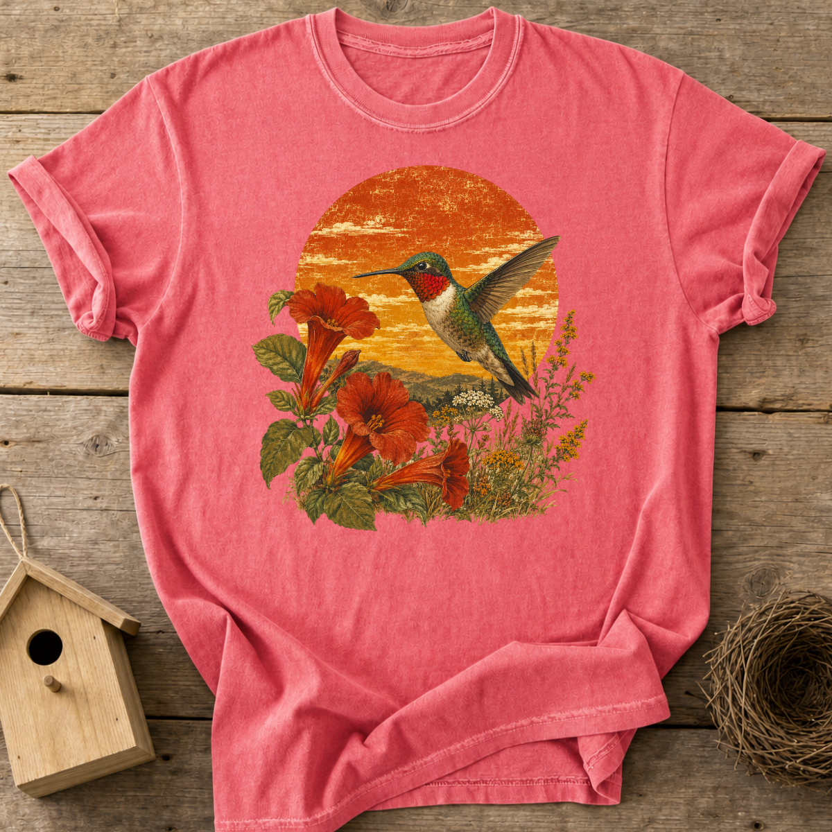 Hummingbird Sunset T-Shirt