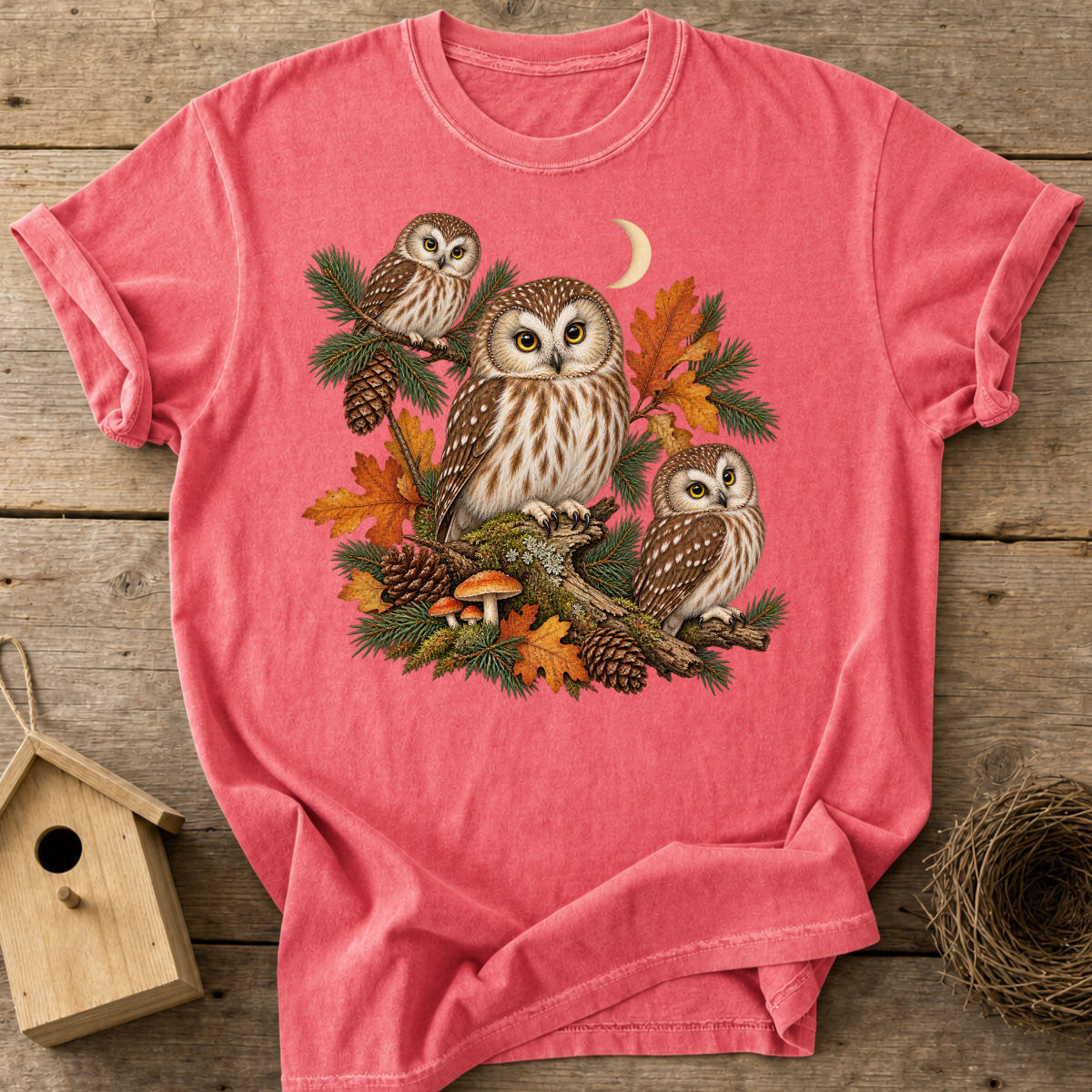 Fall Saw-Whet Owl T-Shirt