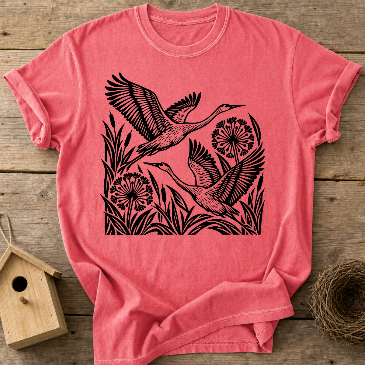 Heron Meadow Flight T-Shirt