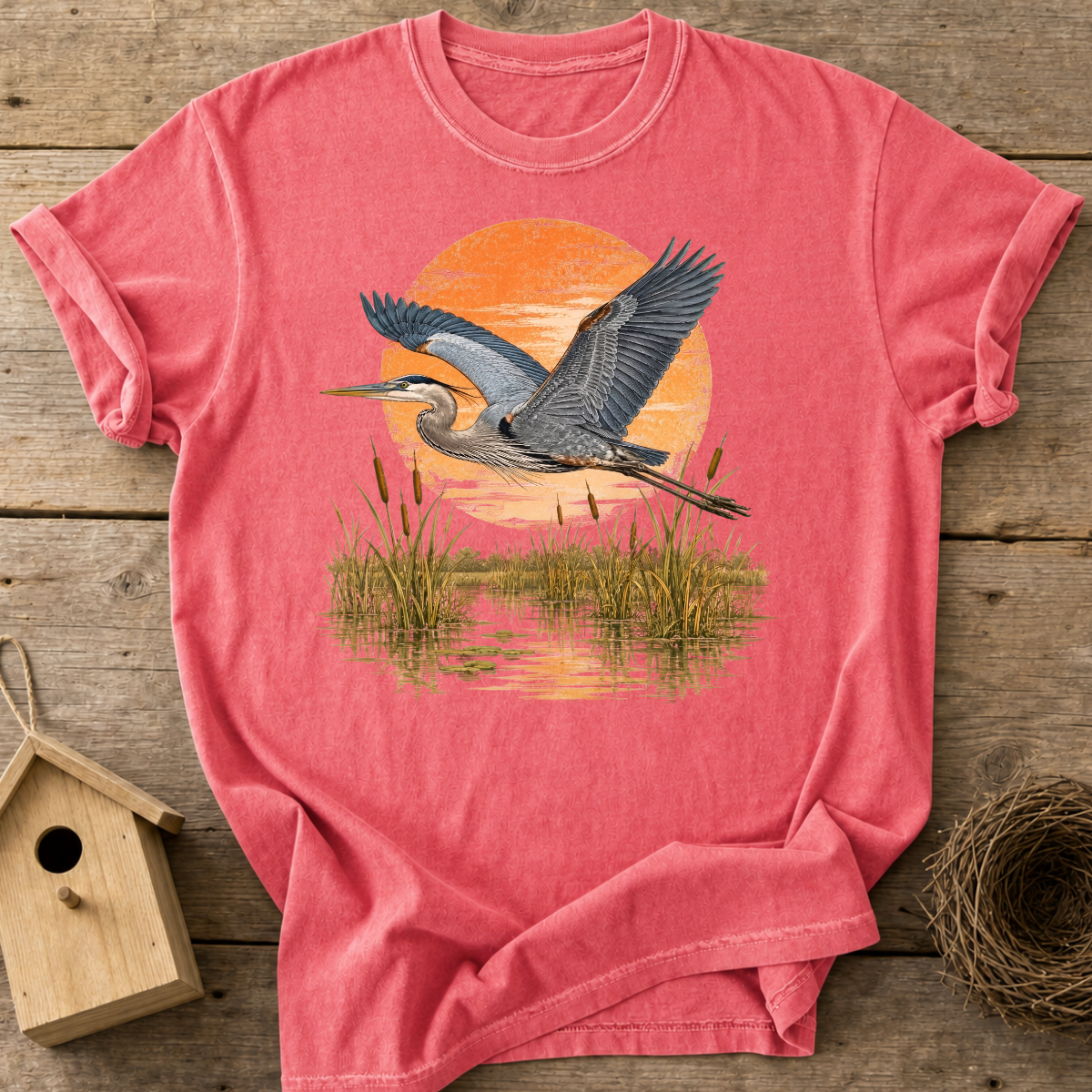 Heron Marsh Flight T-Shirt