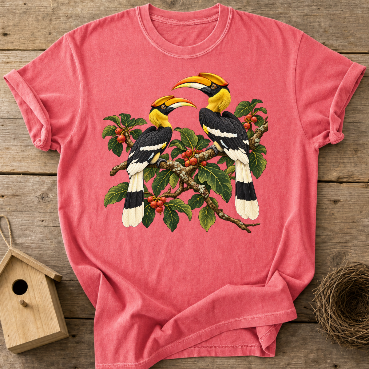 Hornbill Couple T-Shirt