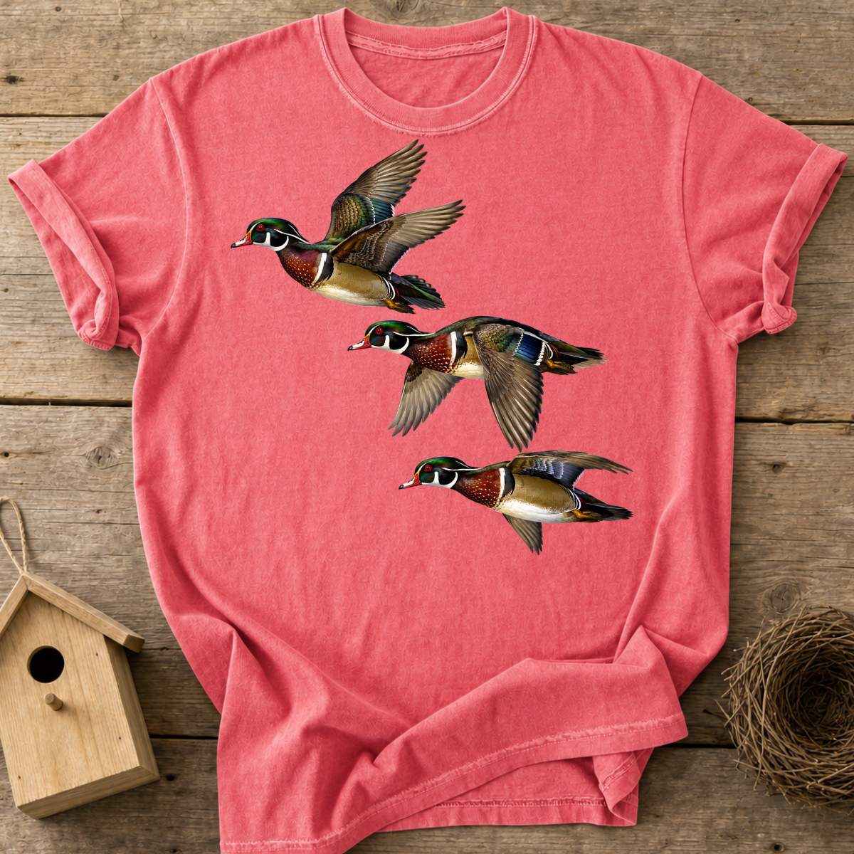 Wood Ducks In Flight T-Shirt