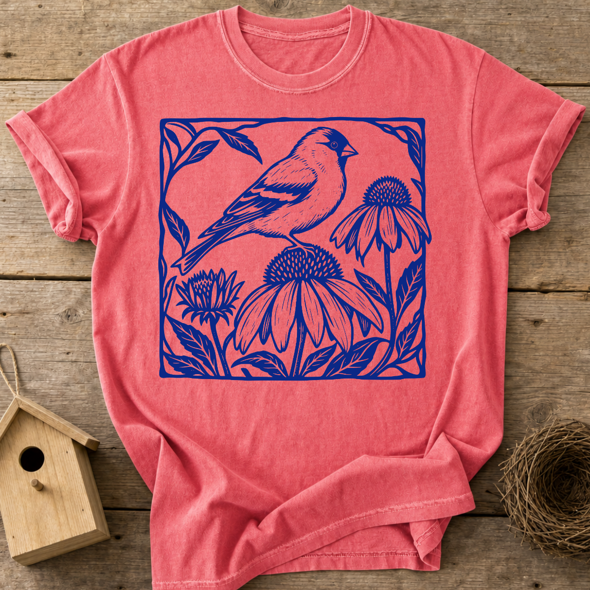 Goldfinch Garden T-Shirt