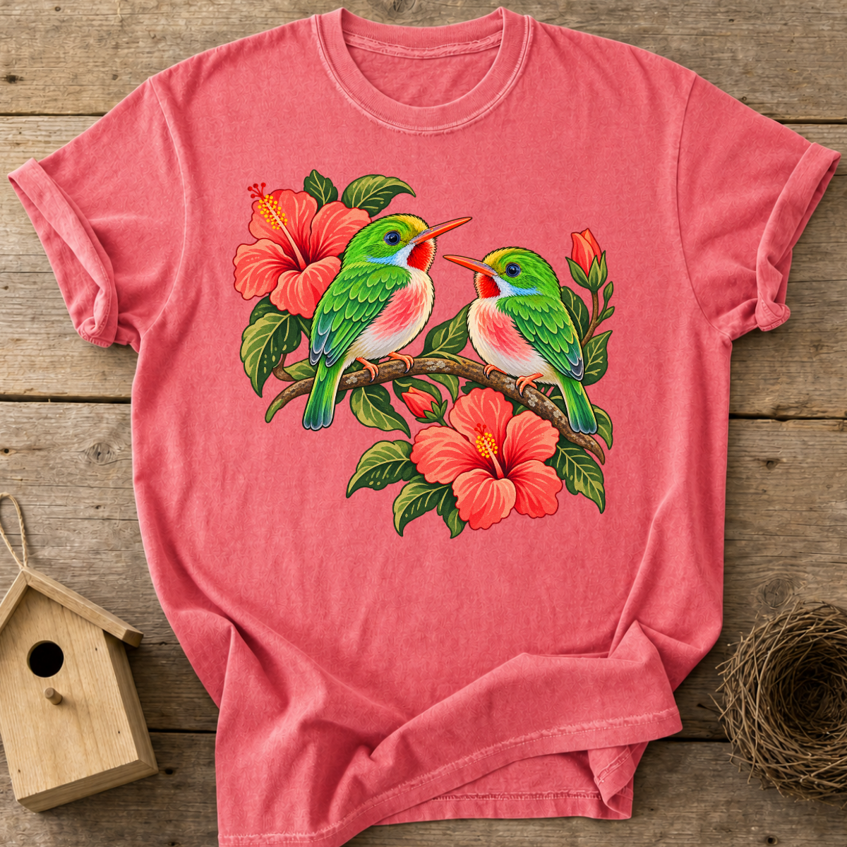 Cuban Tody Couple T-Shirt
