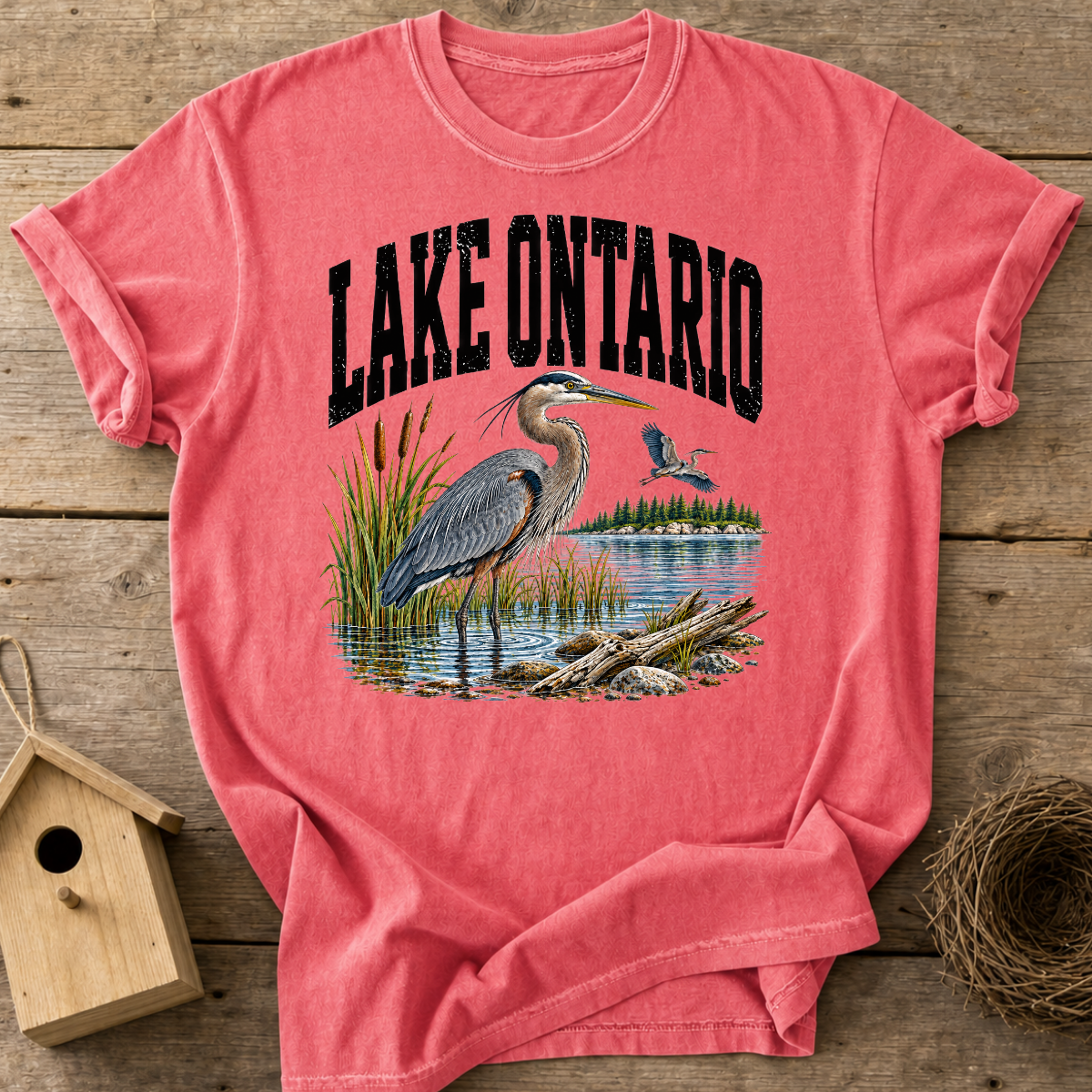 Lake Ontario Heron T-Shirt