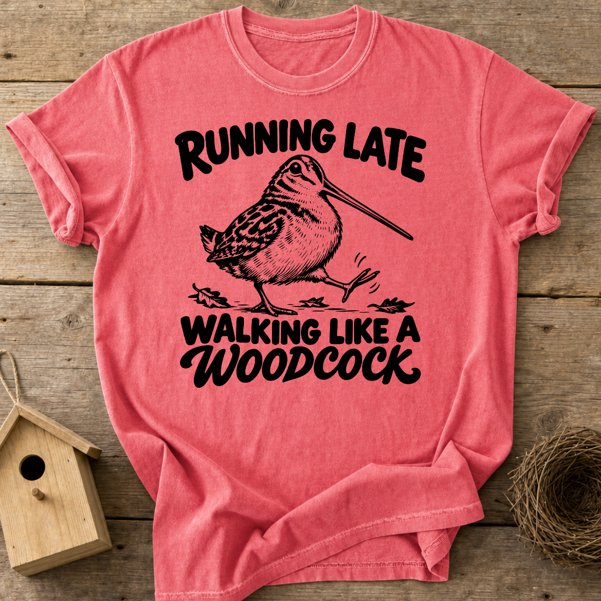 Running Late Woodcock T-Shirt
