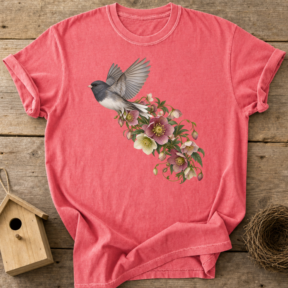 Junco Floral Flight T-Shirt